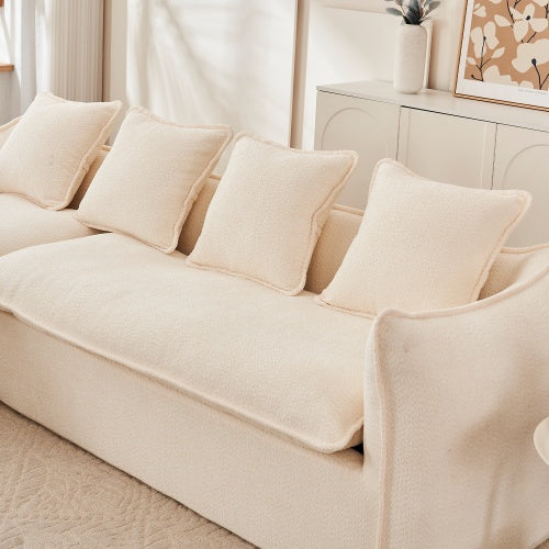 3-Seater L-Shaped Sectional Sofa with Chaise