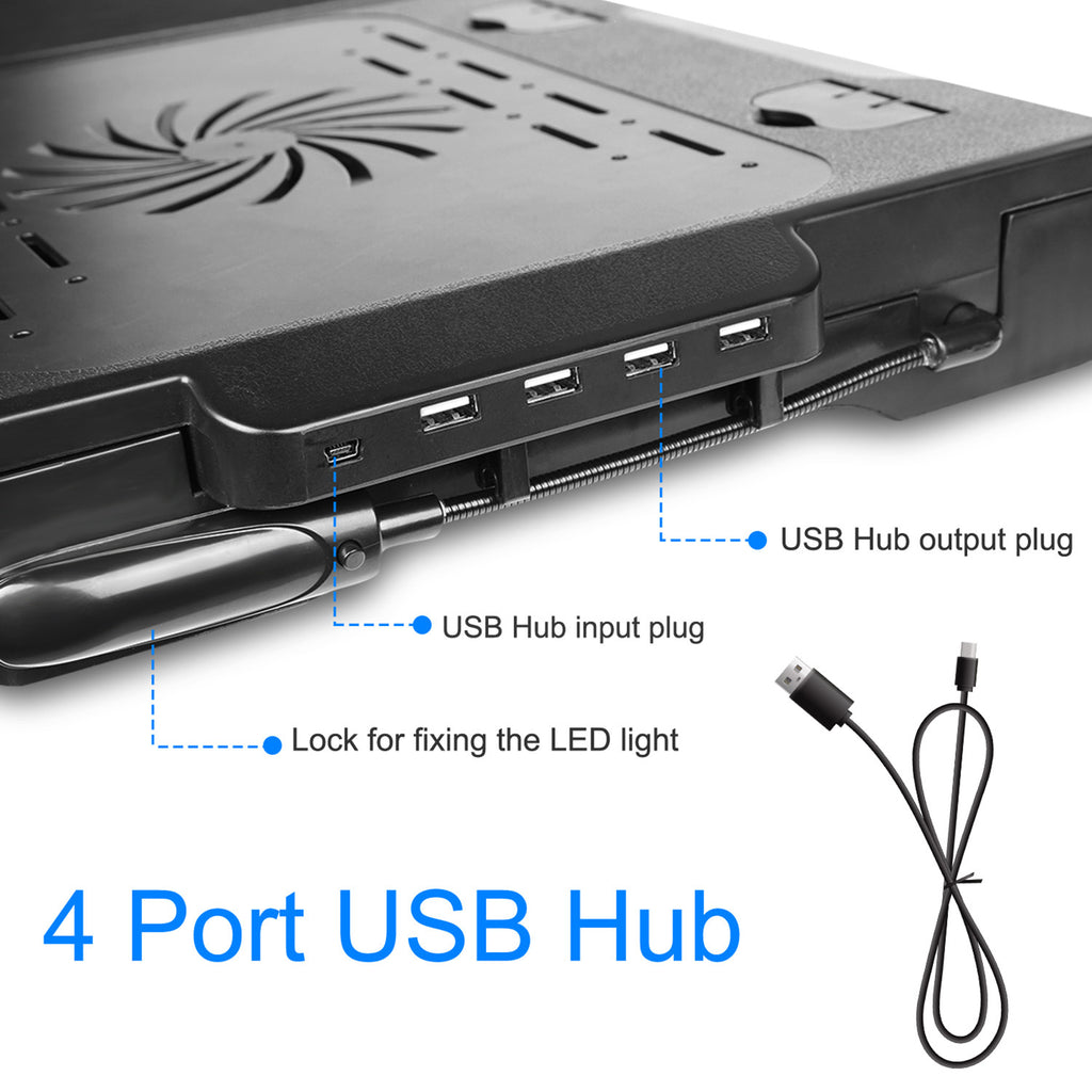 Foldable Laptop Desk with USB Ports