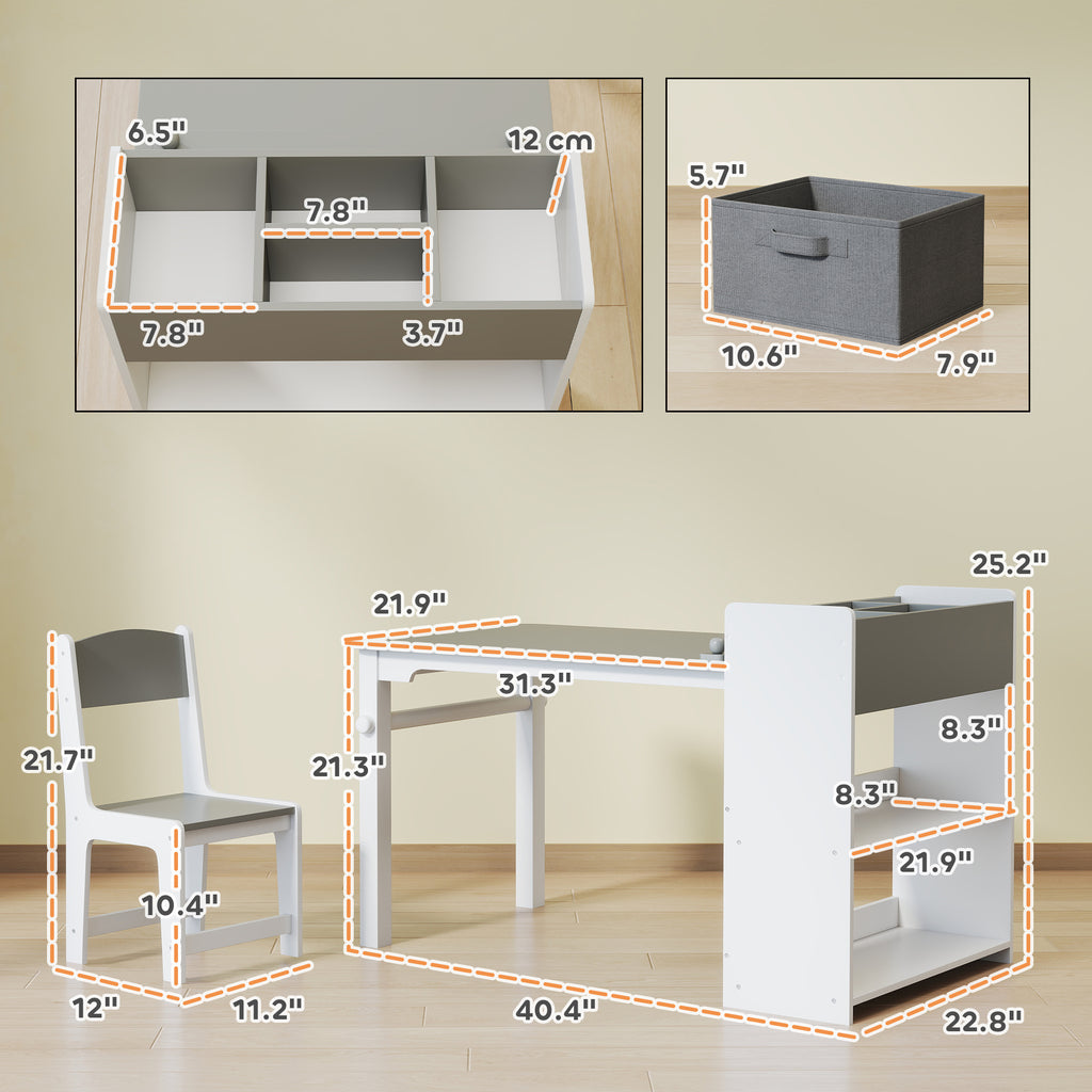 Kids Activity Table & Chair Set