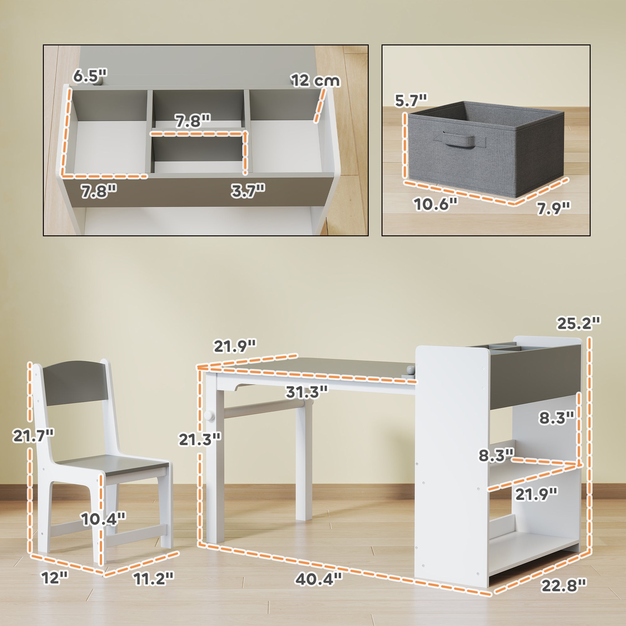 Kids Activity Table & Chair Set
