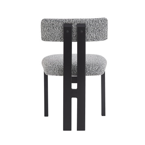 Upholstered Armless Dining Chairs with Metal Legs (Set Of 2)