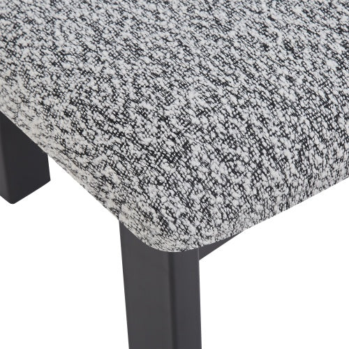 Upholstered Armless Dining Chairs with Metal Legs (Set Of 2)