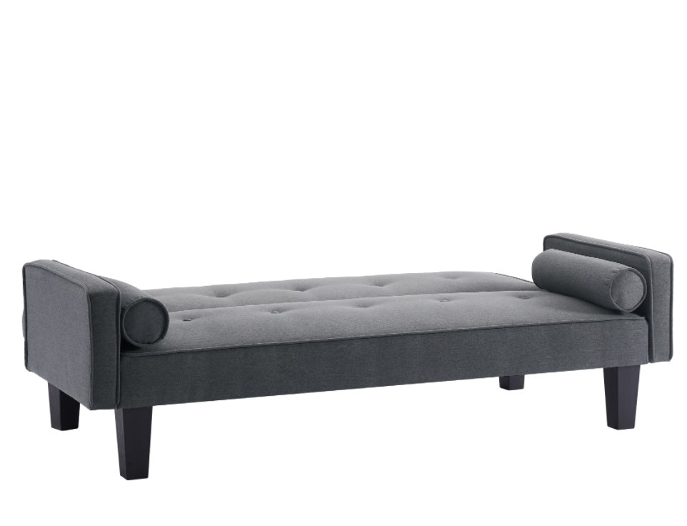 Modern Tufted Loveseat with Pillows
