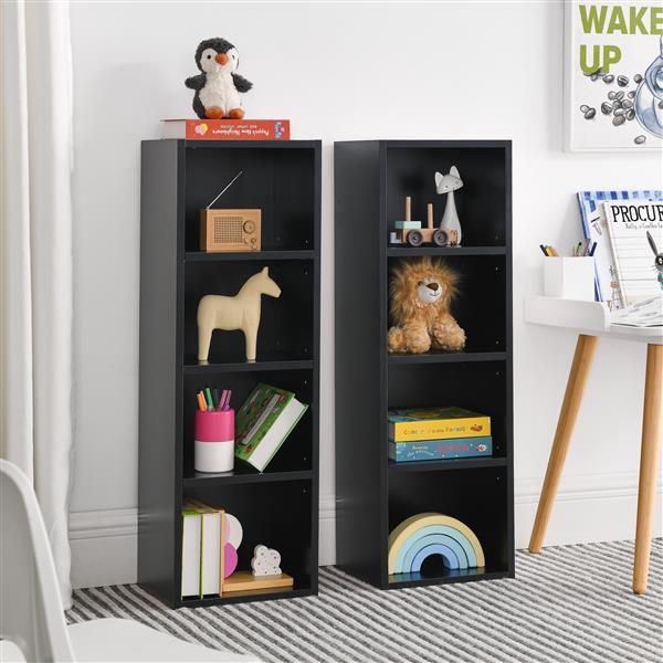 Modern Double Bookcase