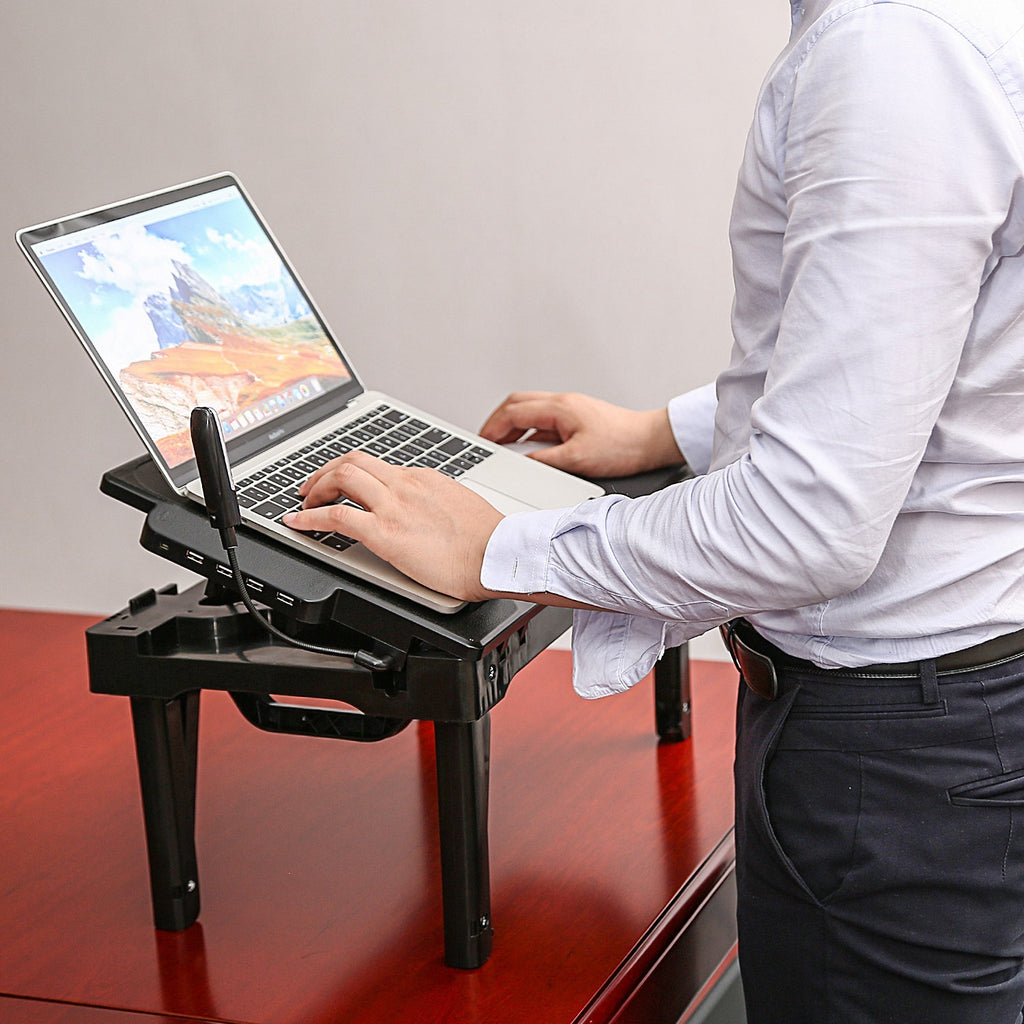 Foldable Laptop Desk with USB Ports