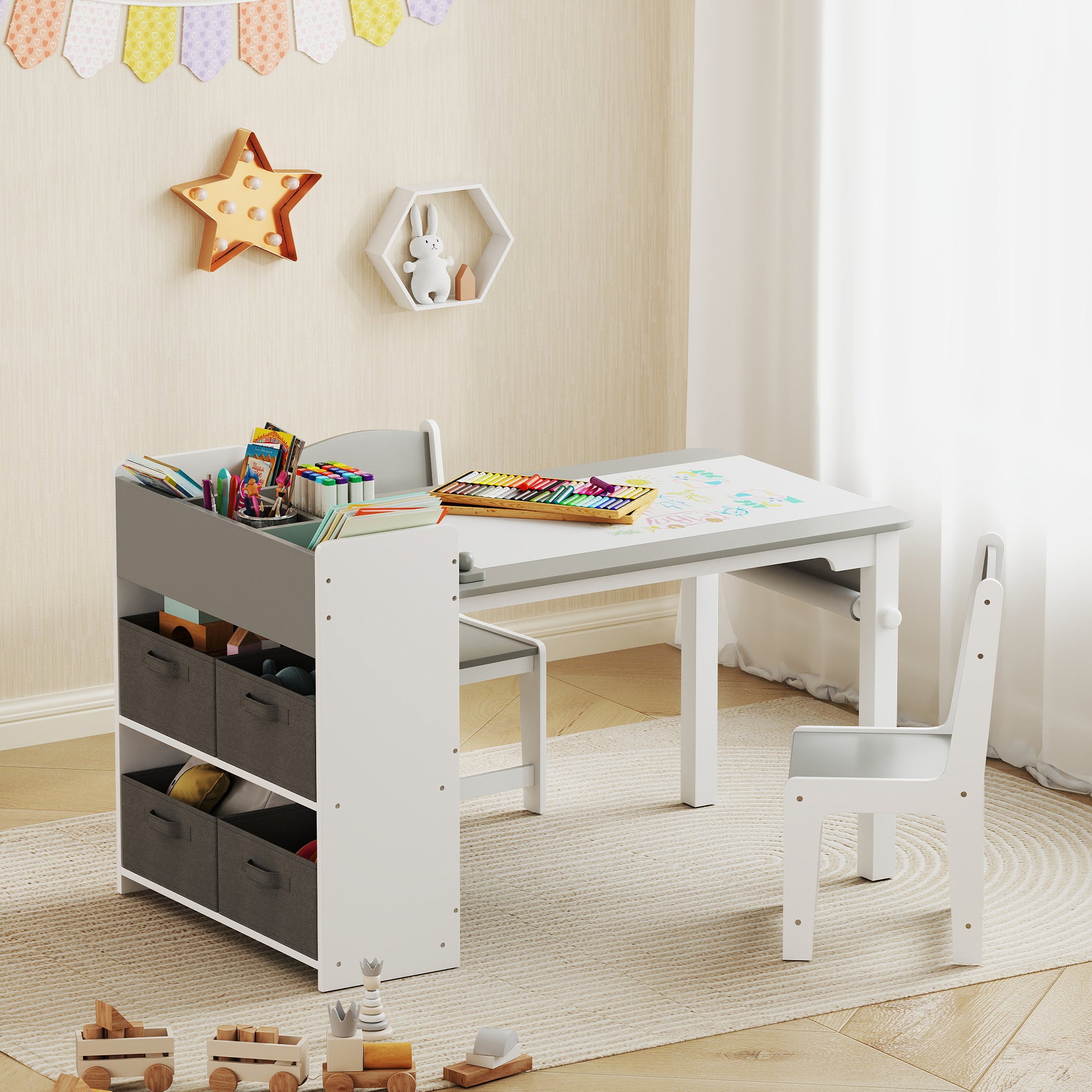 Kids Activity Table & Chair Set