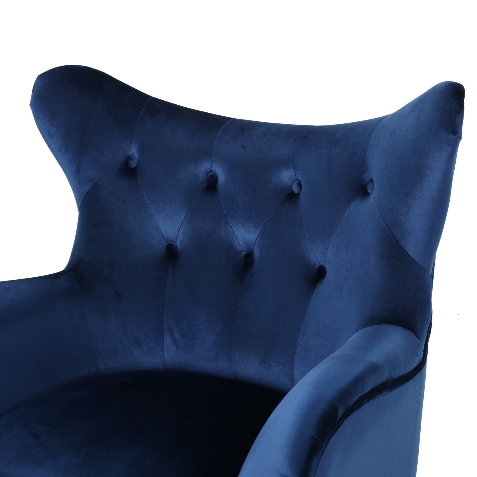 Blue Velvet Accent Chair
