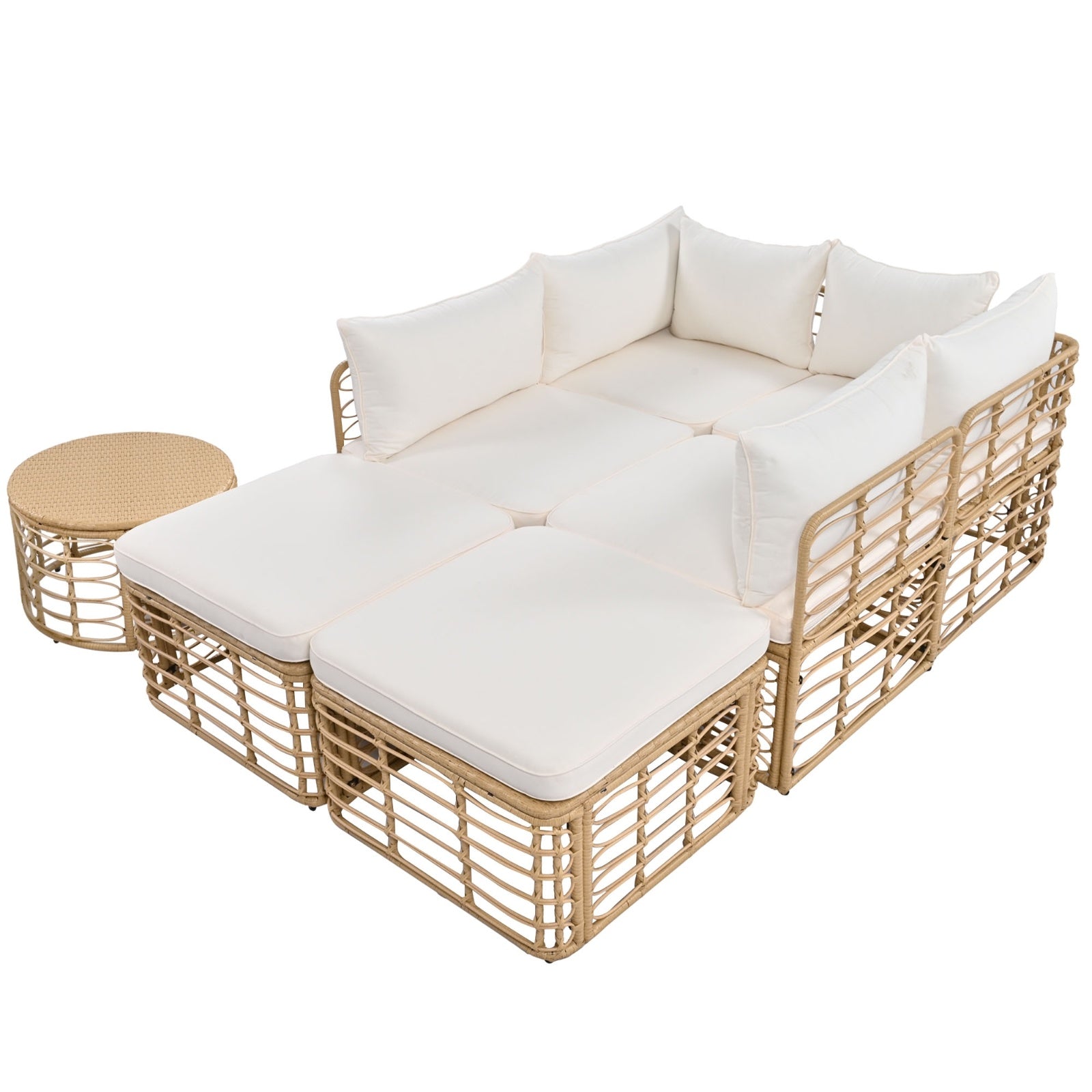 7-Piece Outdoor Wicker Patio Furniture Set