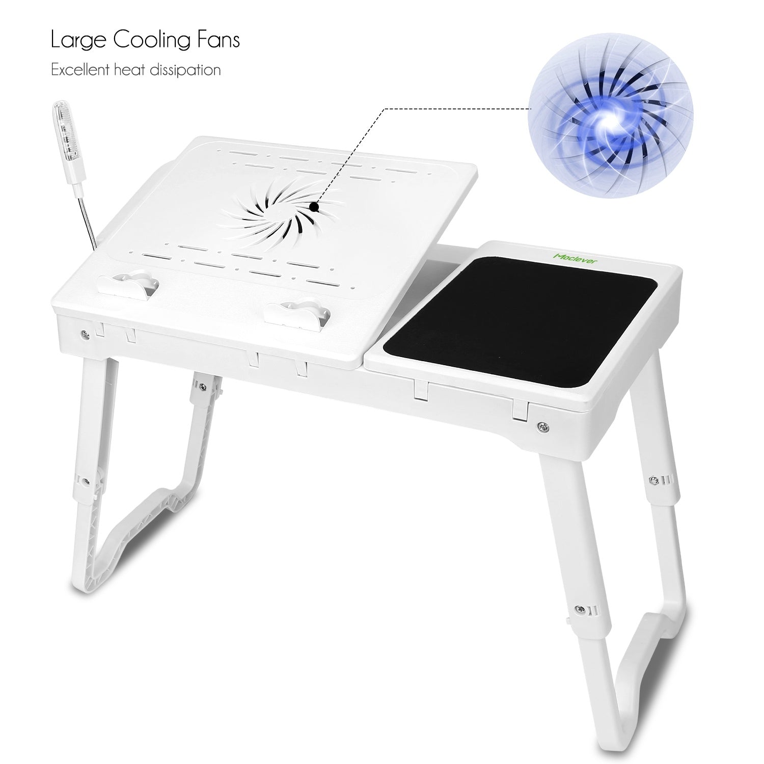 Foldable Laptop Desk with USB Ports