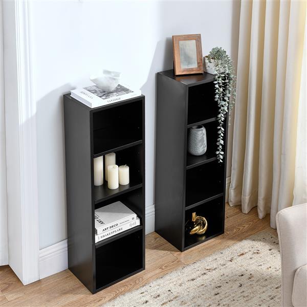 Modern Double Bookcase