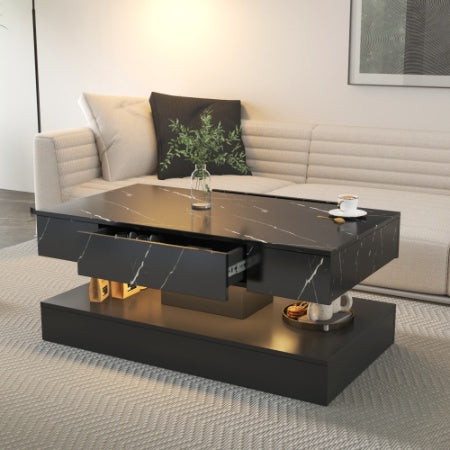 Led Coffee Table with Storage